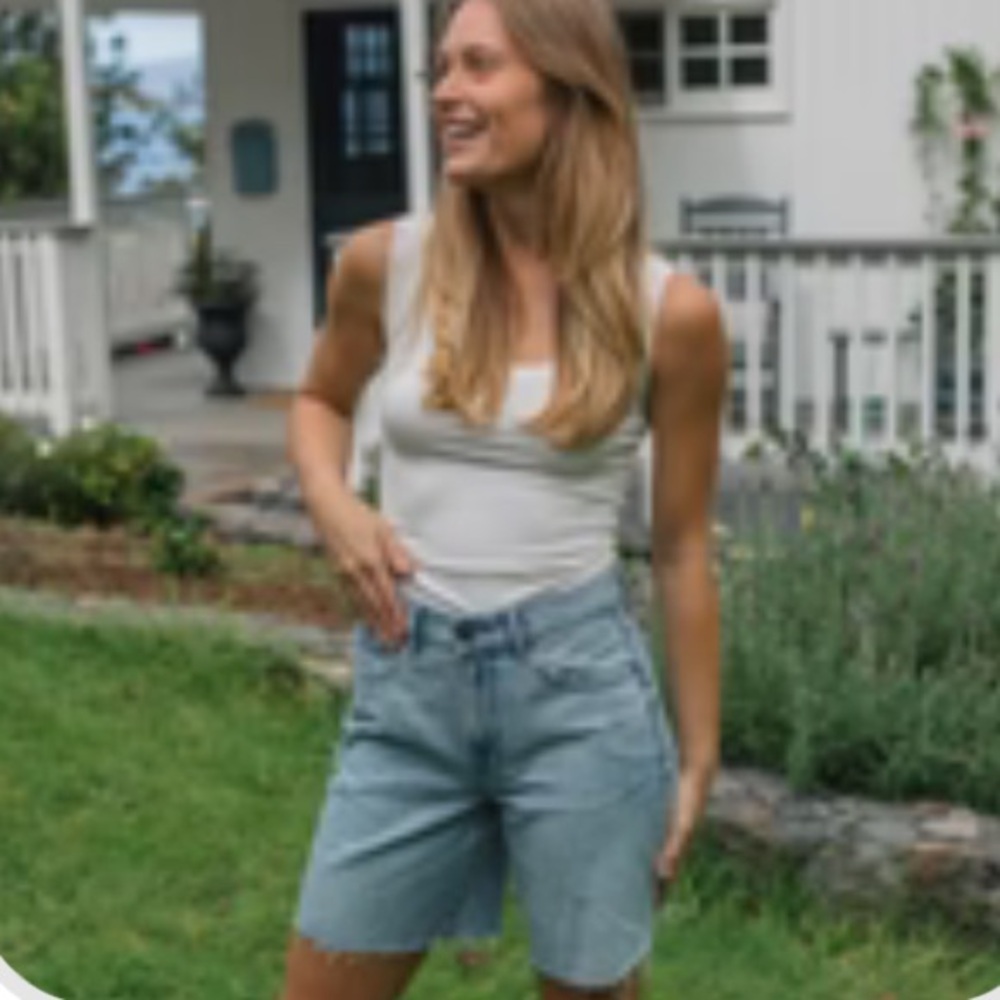 Women's Light Blue Jean Shorts